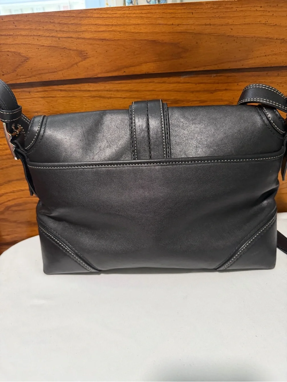 Coach sleek black